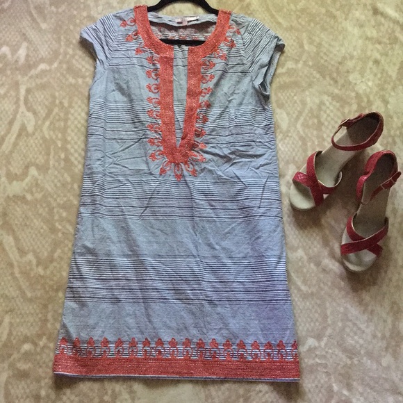 Calypso St. Barth Dresses & Skirts - Calypso St. Barth Ro cotton stripe dress size S!